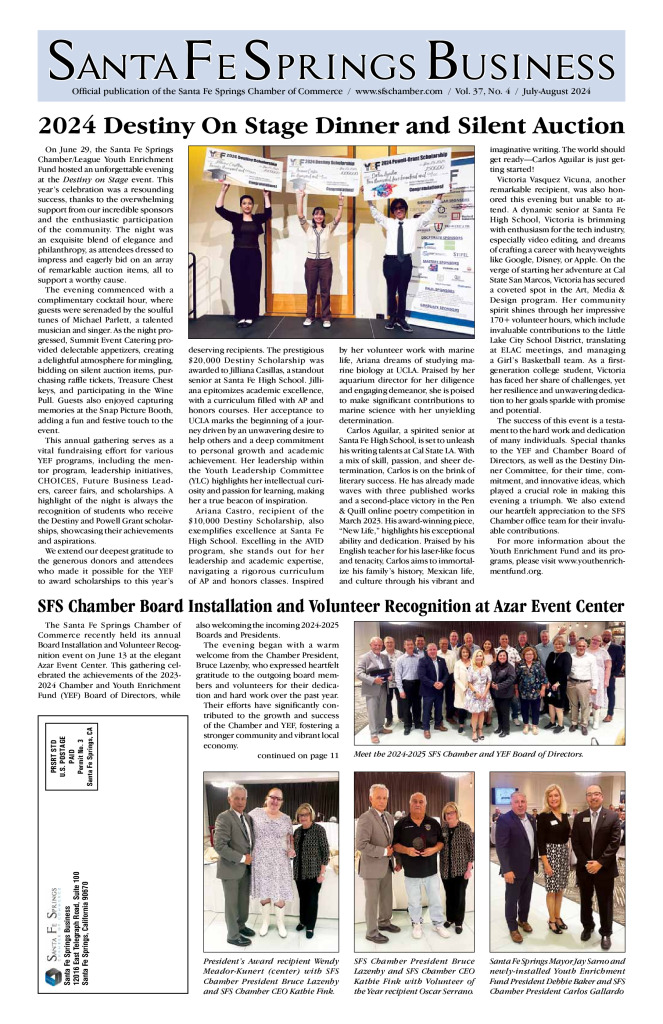 thumbnail of July-August-2024-Santa-Fe-Springs-Chamber-Newspaper