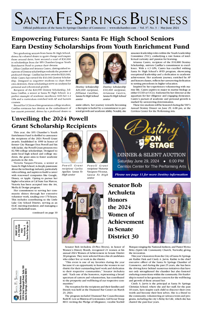 thumbnail of May-June-2024-Santa-Fe-Springs-Chamber-Newspaper